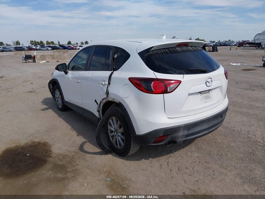 Vin: jm3ke2cy6g0728527, lot: 46707018, mazda cx-5 touring 20163