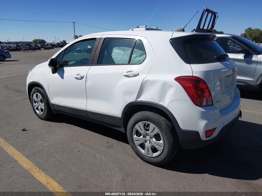 Vin: lsgcjksb3ky007506, lot: 46707030, chevrolet trax ls 20193