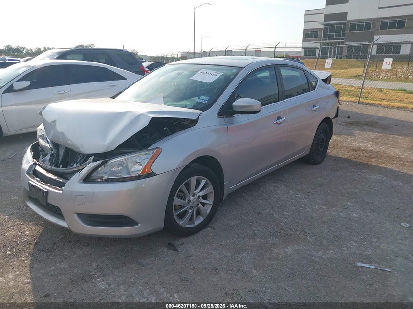 Vin: 3n1ab7ap2fy321090, lot: 46707062, nissan sentra sv 20152