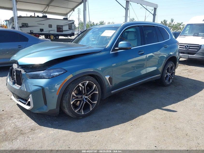 Vin: 5ux13eu04r9u74382, lot: 46707109, bmw x5 sdrive40i 20242