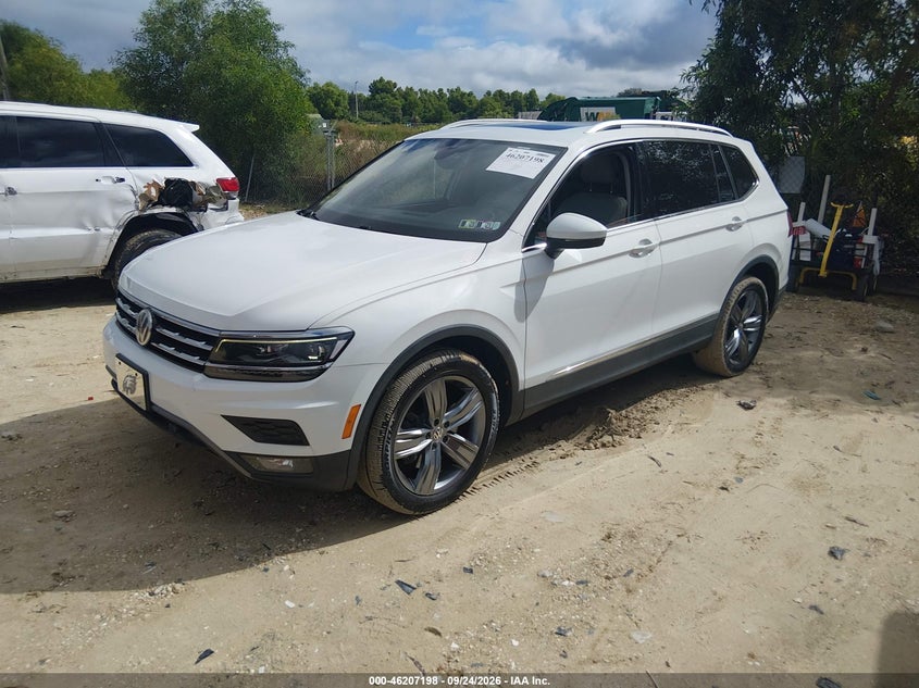 Vin: 3vv5b7axxjm012662, lot: 46707110, volkswagen tiguan 2.0t sel premium 20182