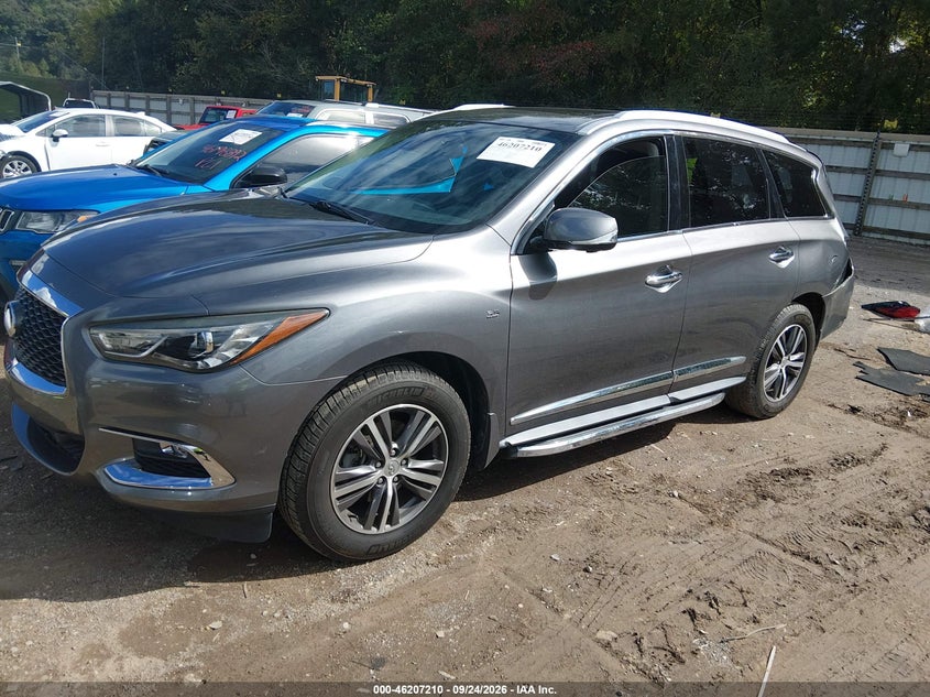 Vin: 5n1dl0mn8kc554527, lot: 46707122, infiniti qx60 luxe 20192