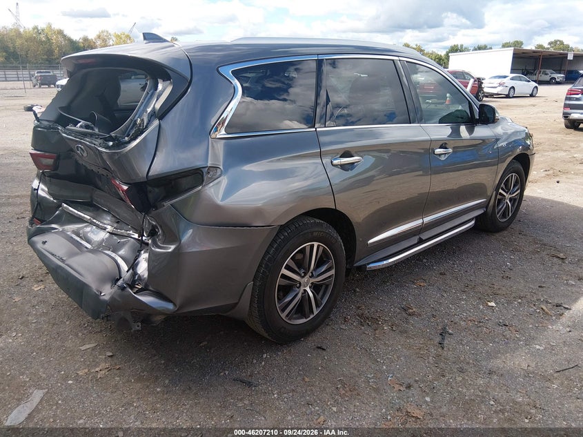 Vin: 5n1dl0mn8kc554527, lot: 46707122, infiniti qx60 luxe 20194