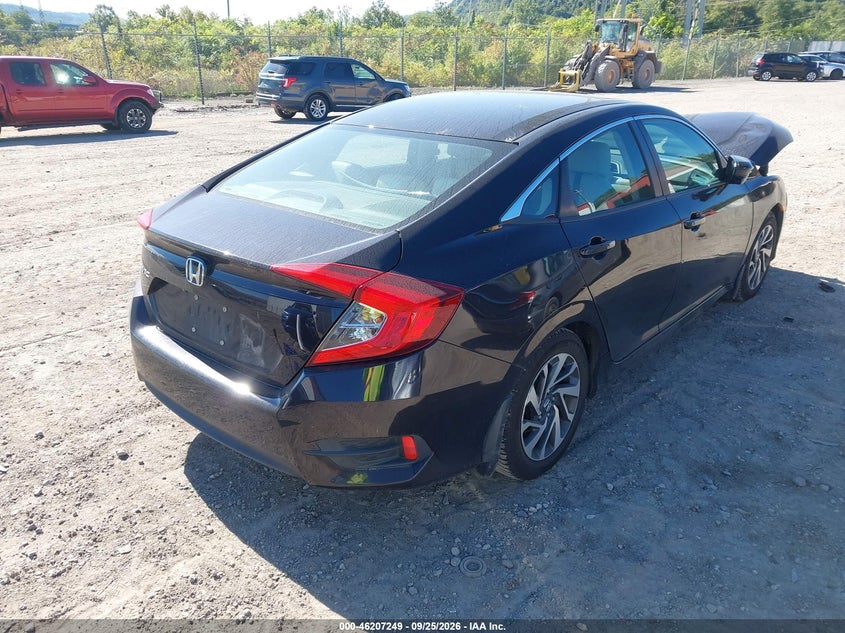 Vin: 2hgfc2f8xgh503181, lot: 46707161, honda civic ex 20164