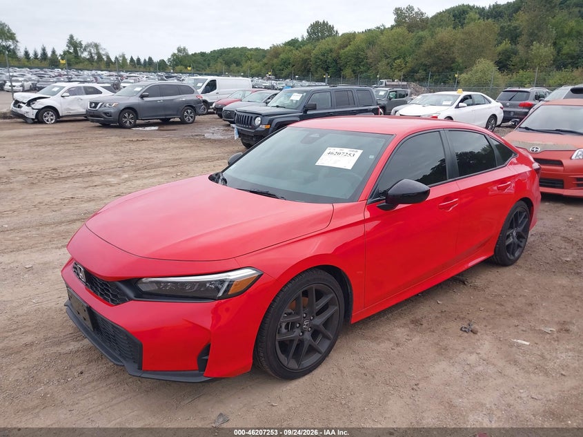Vin: 2hgfe2f52sh573847, lot: 46707165, honda civic sport 20252