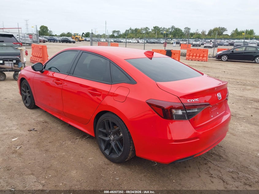 Vin: 2hgfe2f52sh573847, lot: 46707165, honda civic sport 20253