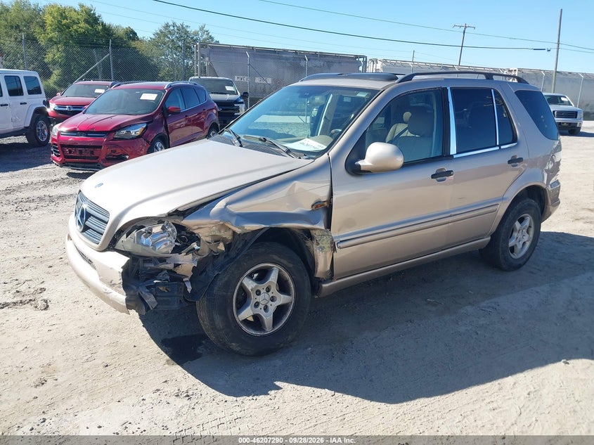 2001 Mercedes-Benz Ml 320, Left Front, IAAI, VIN 4JGAB54E91A239622 — photo 2