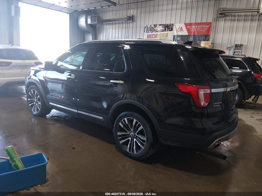 Vin: 1fm5k8ht5ggd29982, lot: 46707228, ford explorer platinum 20163