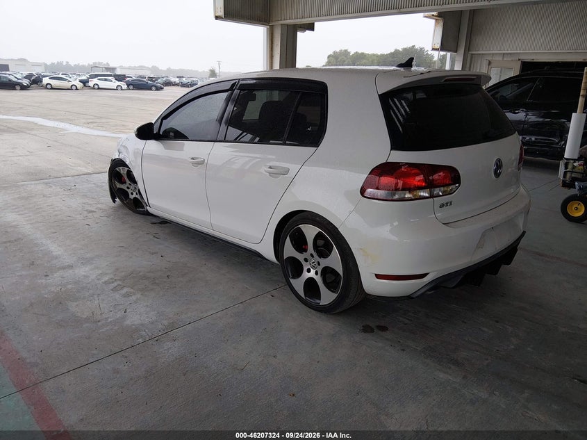 Vin: wvwhv7aj6dw073008, lot: 46707236, volkswagen gti 4-door (a6) (discontinued) 20133