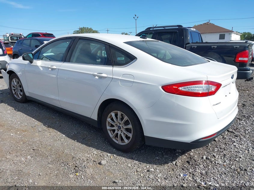Vin: 3fa6p0g73fr210552, lot: 46707251, ford fusion s 20153