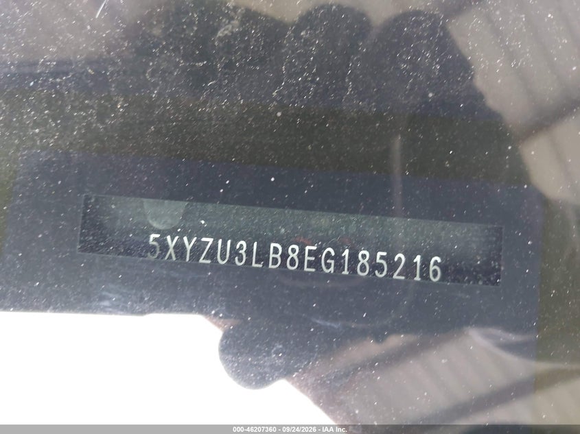 HYUNDAI SANTA FE SPORT 2014 VIN 5XYZU3LB8EG185216