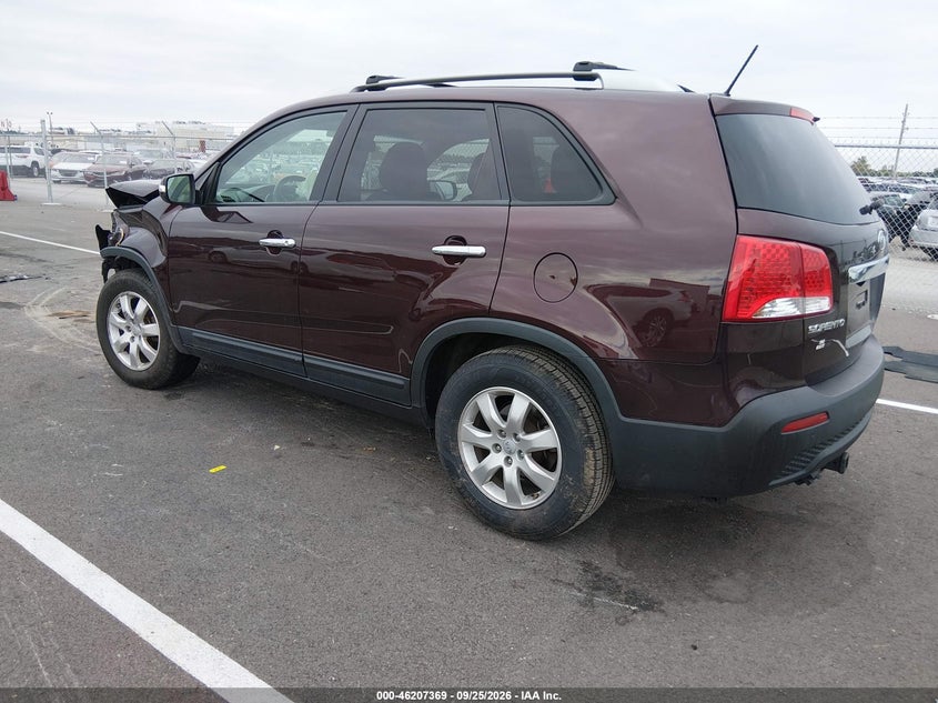 Vin: 5xykt4a26dg363796, lot: 46707281, kia sorento lx 20133