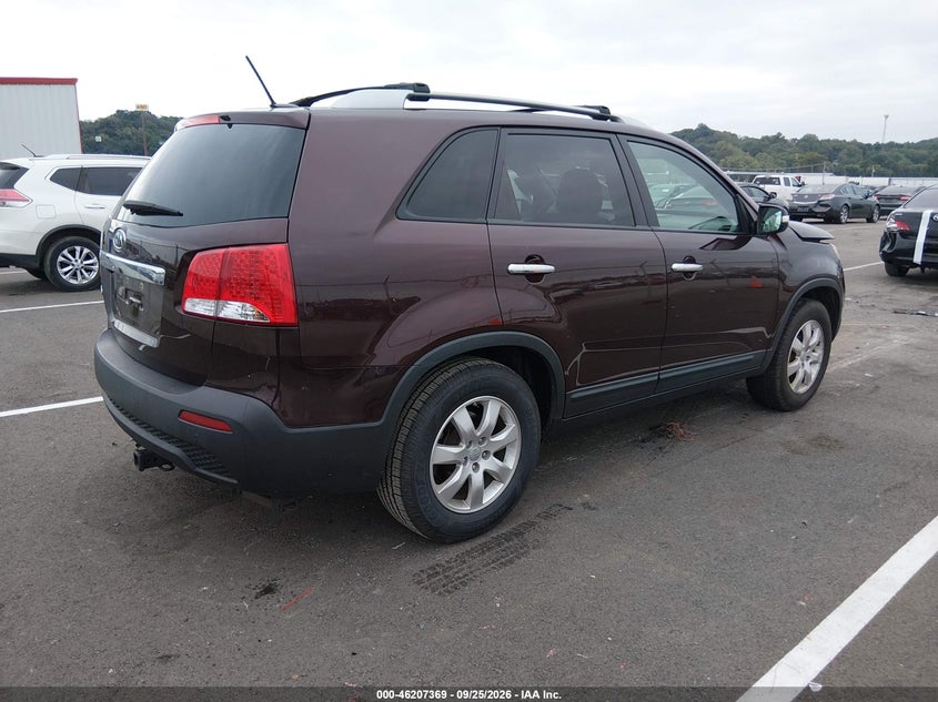 Vin: 5xykt4a26dg363796, lot: 46707281, kia sorento lx 20134