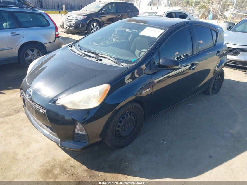 Vin: jtdkdtb36e1566008, lot: 46707290, toyota prius c three 20142