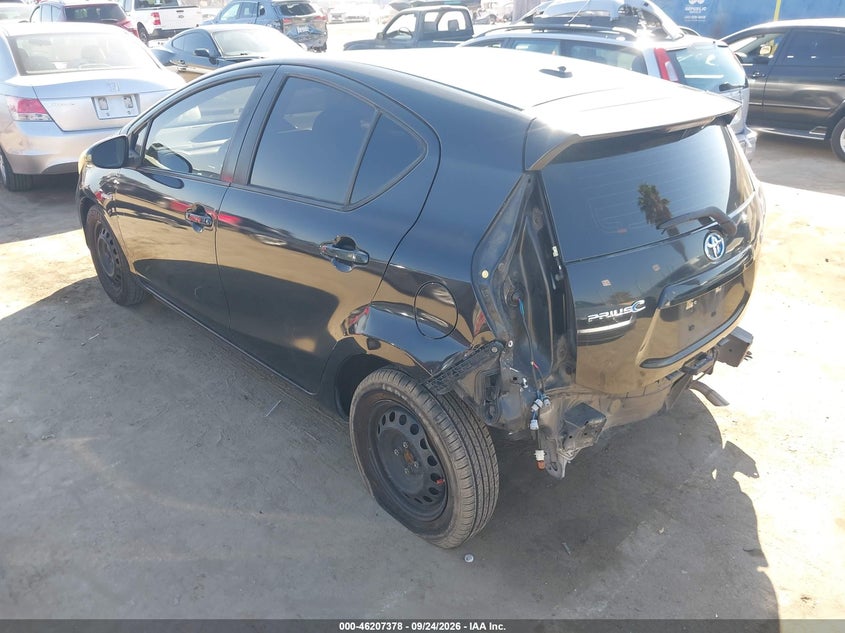 Vin: jtdkdtb36e1566008, lot: 46707290, toyota prius c three 20143