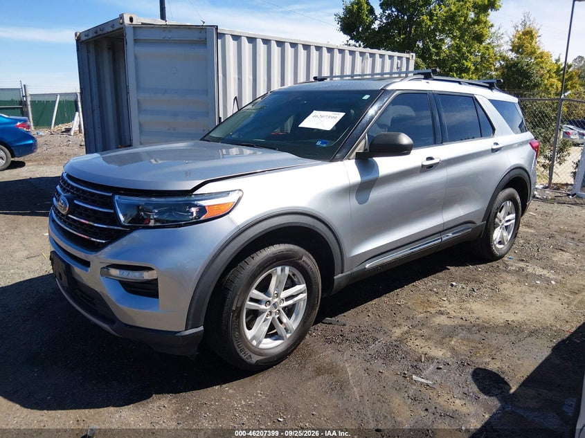 2021 Ford Explorer, Удар спереду, IAAI, VIN 1FMSK8DH0MGA00994 — фото 2