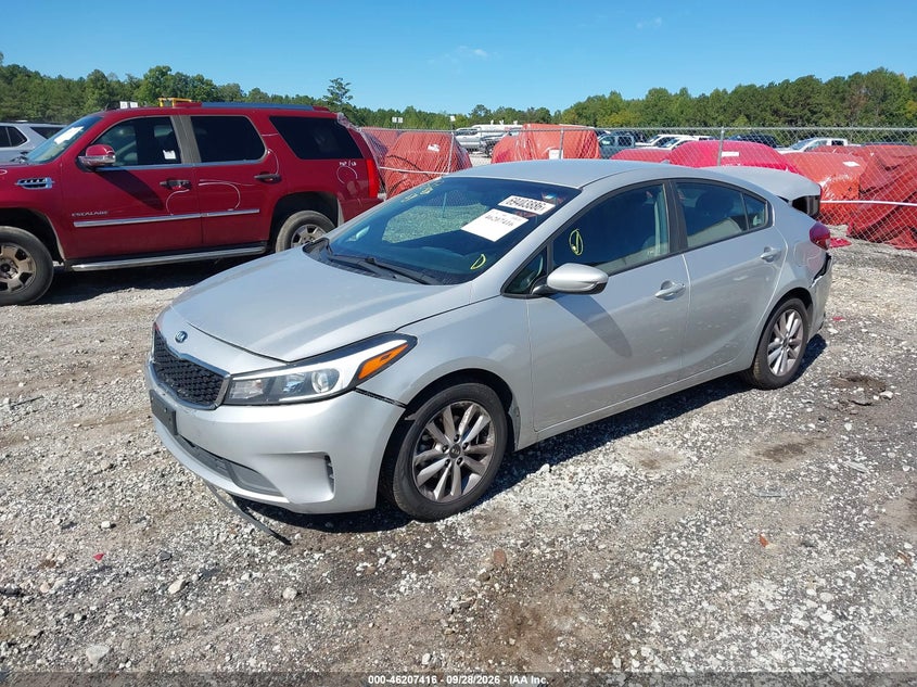 Vin: 3kpfl4a77he067945, lot: 46707328, kia forte lx 20172