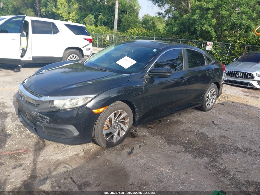 Vin: 19xfc2f75ge077692, lot: 46707340, honda civic ex 20162