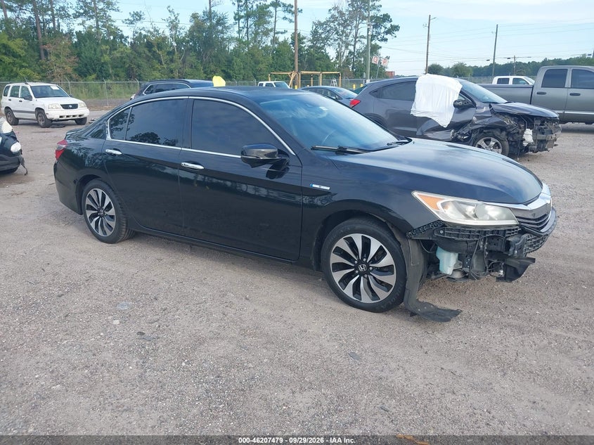 2017 Honda Accord Hybrid Ex-L, Front, IAAI, VIN JHMCR6F58HC023088
