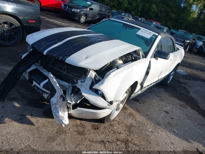 2008 Ford Mustang Premium/V6 Deluxe, Front End, IAAI, VIN 1ZVHT84N685146039 — photo 2