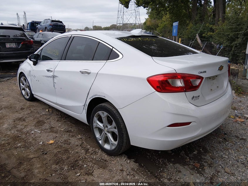 Vin: 1g1bg5sm0g7323394, lot: 46707448, chevrolet cruze premier auto 20163