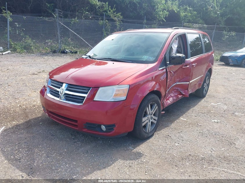 Vin: 2d4rn5dx6ar130064, lot: 46707457, dodge grand caravan sxt 20102