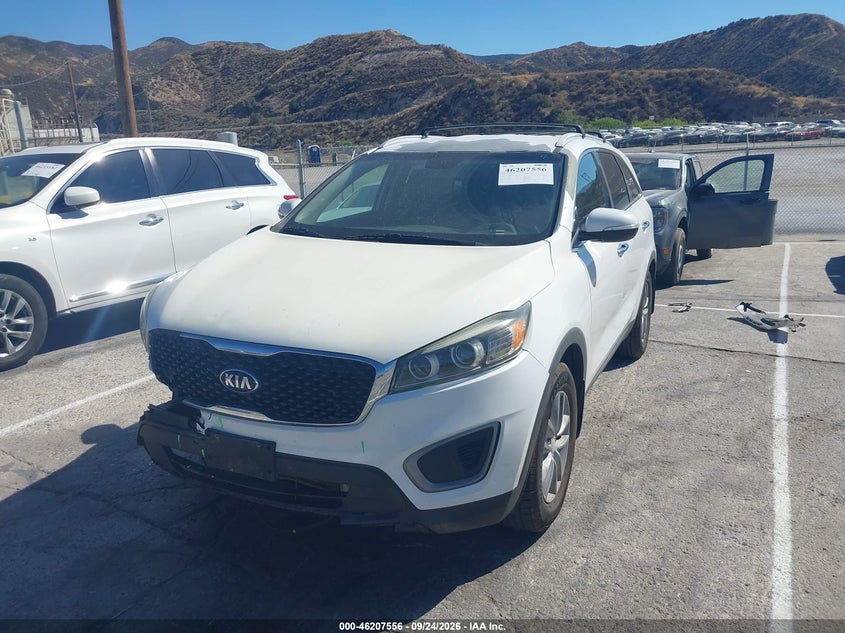 Vin: 5xypg4a36gg113644, lot: 46707468, kia sorento 2.4l lx 20162