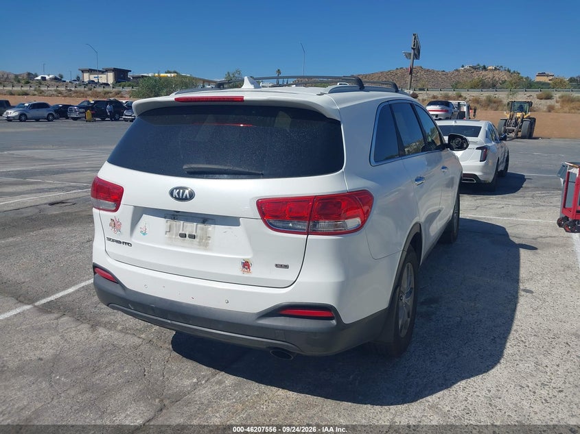Vin: 5xypg4a36gg113644, lot: 46707468, kia sorento 2.4l lx 20164