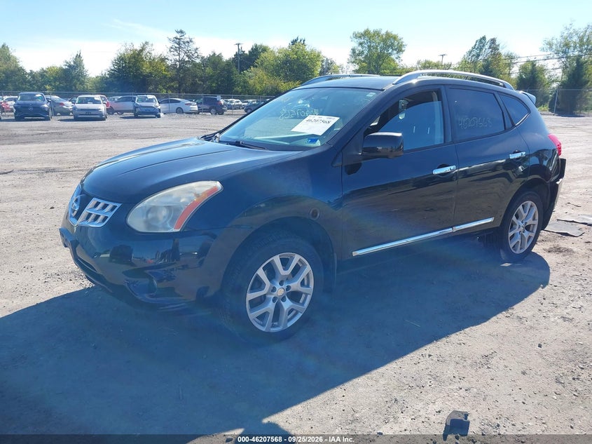 Vin: jn8as5mv5dw109661, lot: 46707481, nissan rogue sv w/sl pkg 20132