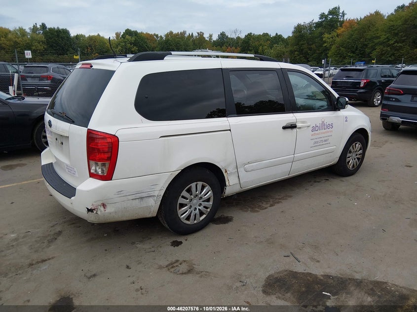 Vin: kndmg4c76c6499983, lot: 46707488, kia sedona lx 20124