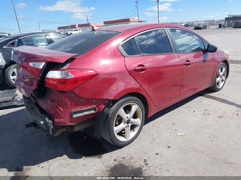 Vin: knafk4a68e5055785, lot: 46707502, kia forte lx 20144