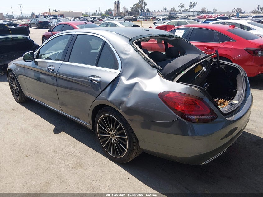 Vin: 55swf8db4ku299045, lot: 46707519, mercedes-benz c 300 20193