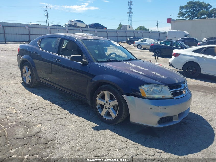 Vin: 1c3cdzab7dn653475, lot: 46707544, dodge avenger se 2013 img_1
