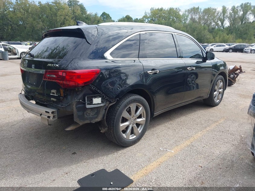 Vin: 5fryd4h85eb026237, lot: 46707553, acura mdx advance pkg w/entertainment pkg 20144