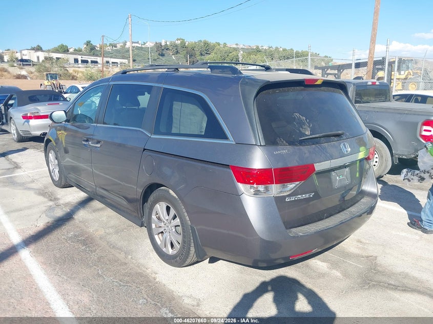 Vin: 5fnrl5h60gb161674, lot: 46707572, honda odyssey ex-l 20163