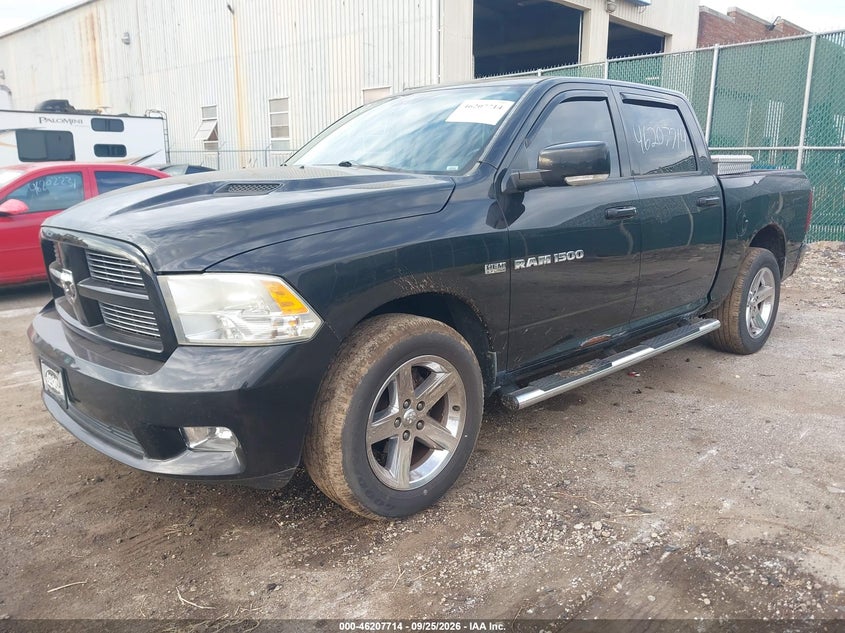 Vin: 1c6rd7mt3cs133991, lot: 46707626, ram 1500 sport 20122