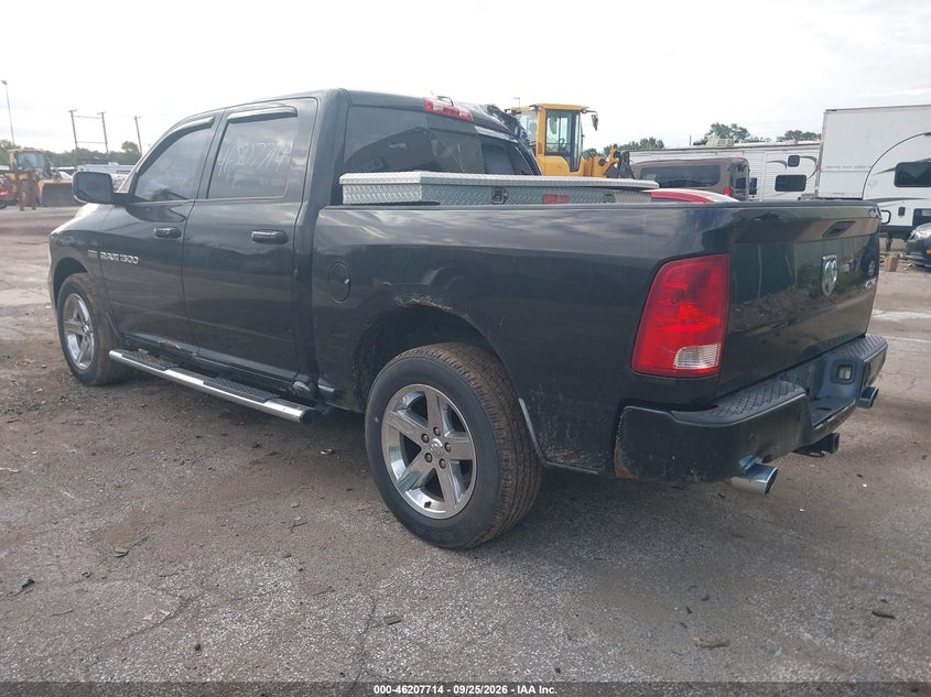 Vin: 1c6rd7mt3cs133991, lot: 46707626, ram 1500 sport 20123