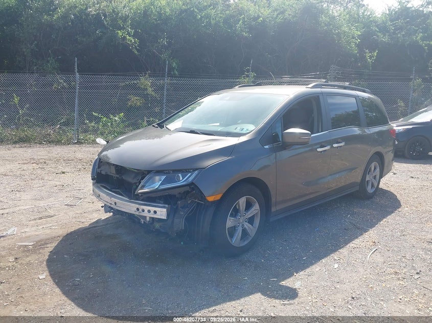 2019 Honda Odyssey, Front End, IAAI, VIN 5FNRL6H58KB077009 — photo 2