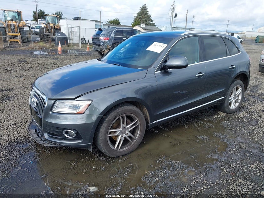 Vin: wa1l2afp0ga129677, lot: 46707663, audi q5 2.0t premium 20162