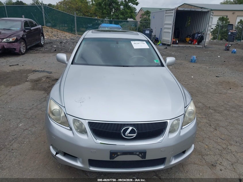 LEXUS GS 450H 2007 VIN JTHBC96S675002389
