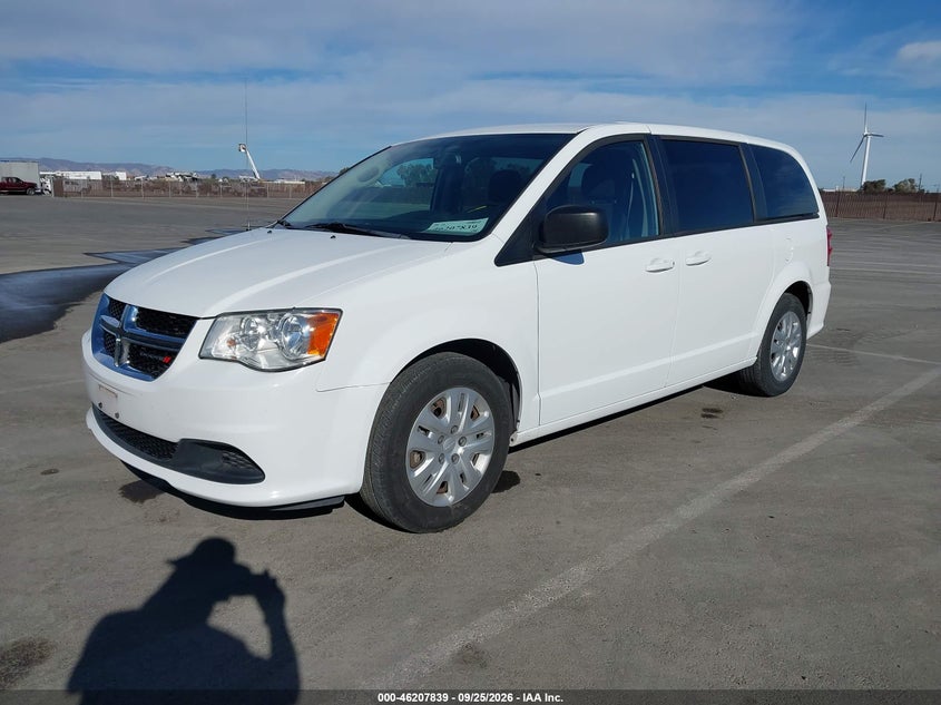 Vin: 2c4rdgbg7jr288735, lot: 46707751, dodge grand caravan se 20182