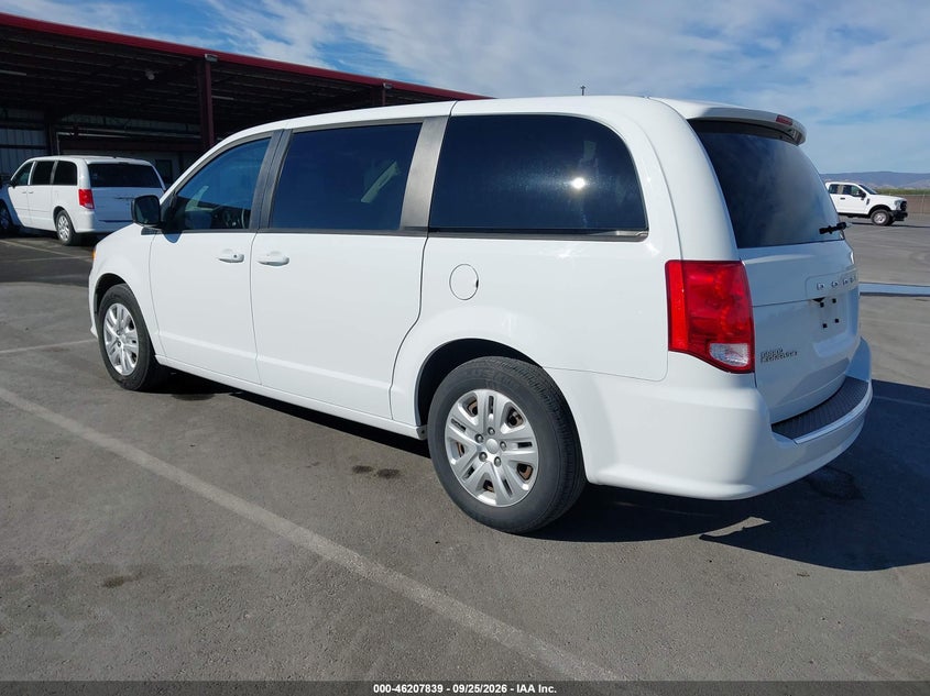 Vin: 2c4rdgbg7jr288735, lot: 46707751, dodge grand caravan se 20183