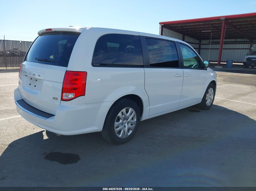 Vin: 2c4rdgbg7jr288735, lot: 46707751, dodge grand caravan se 20184
