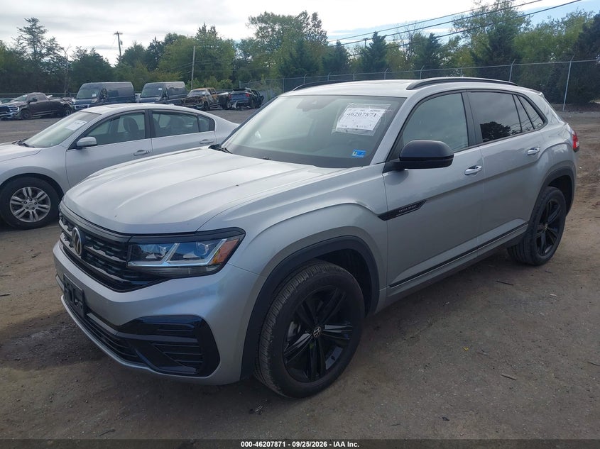 Vin: 1v2sc2ca3pc211474, lot: 46707784, volkswagen atlas cross sport 2.0t sel r-line black 20232