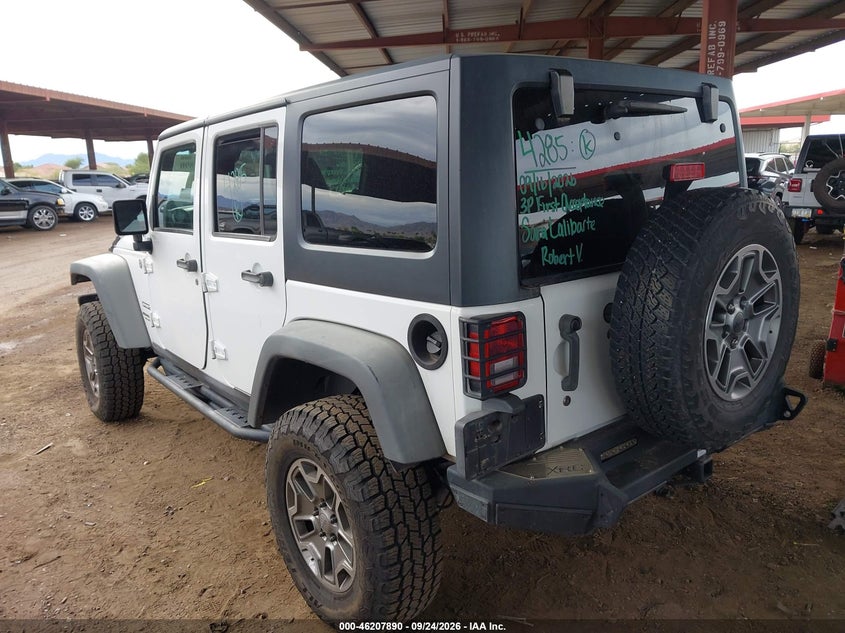 Vin: 1c4bjwdg2el194424, lot: 46707802, jeep wrangler unlimited sport 20143