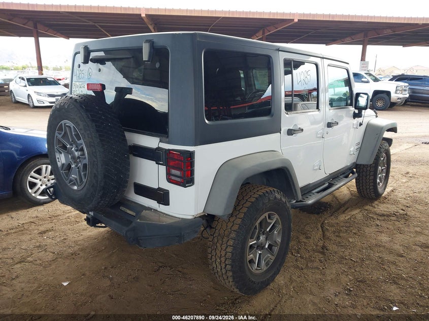 Vin: 1c4bjwdg2el194424, lot: 46707802, jeep wrangler unlimited sport 20144