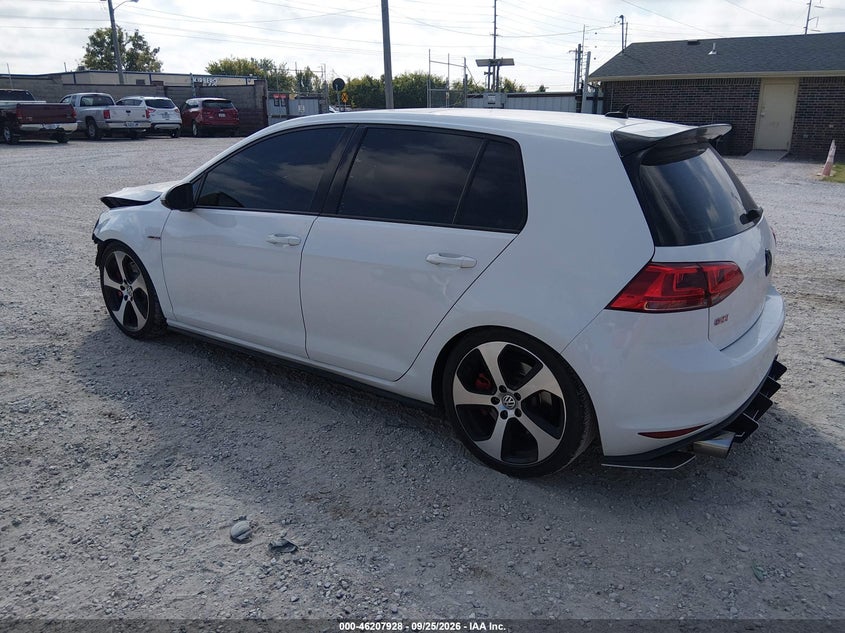 Vin: 3vw447au5hm055856, lot: 46707840, volkswagen golf gti autobahn 4-door/s 4-door/se 4-door/sport 4-door 20173