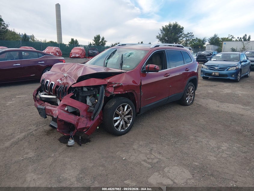 Vin: 1c4pjmds2gw120243, lot: 46707894, jeep cherokee limited 20162
