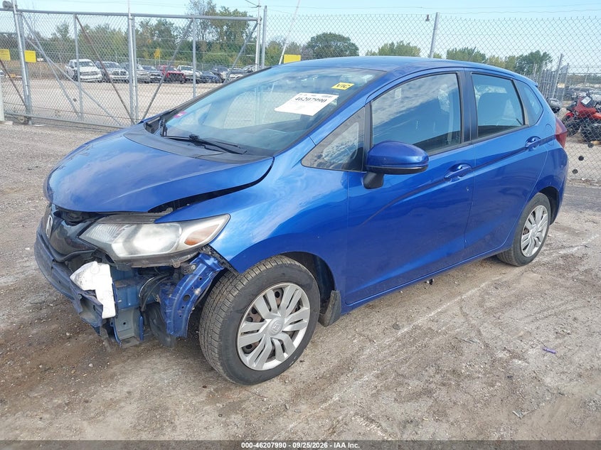 HONDA FIT 2016 VIN JHMGK5H57GS014061