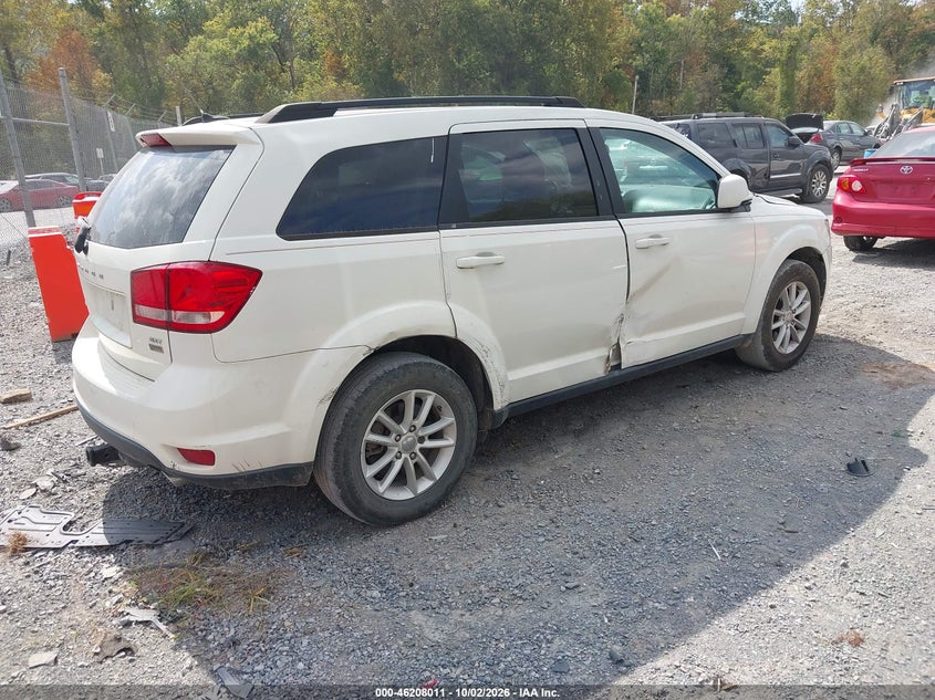Vin: 3c4pdcbg4ft568309, lot: 46707923, dodge journey sxt 20154